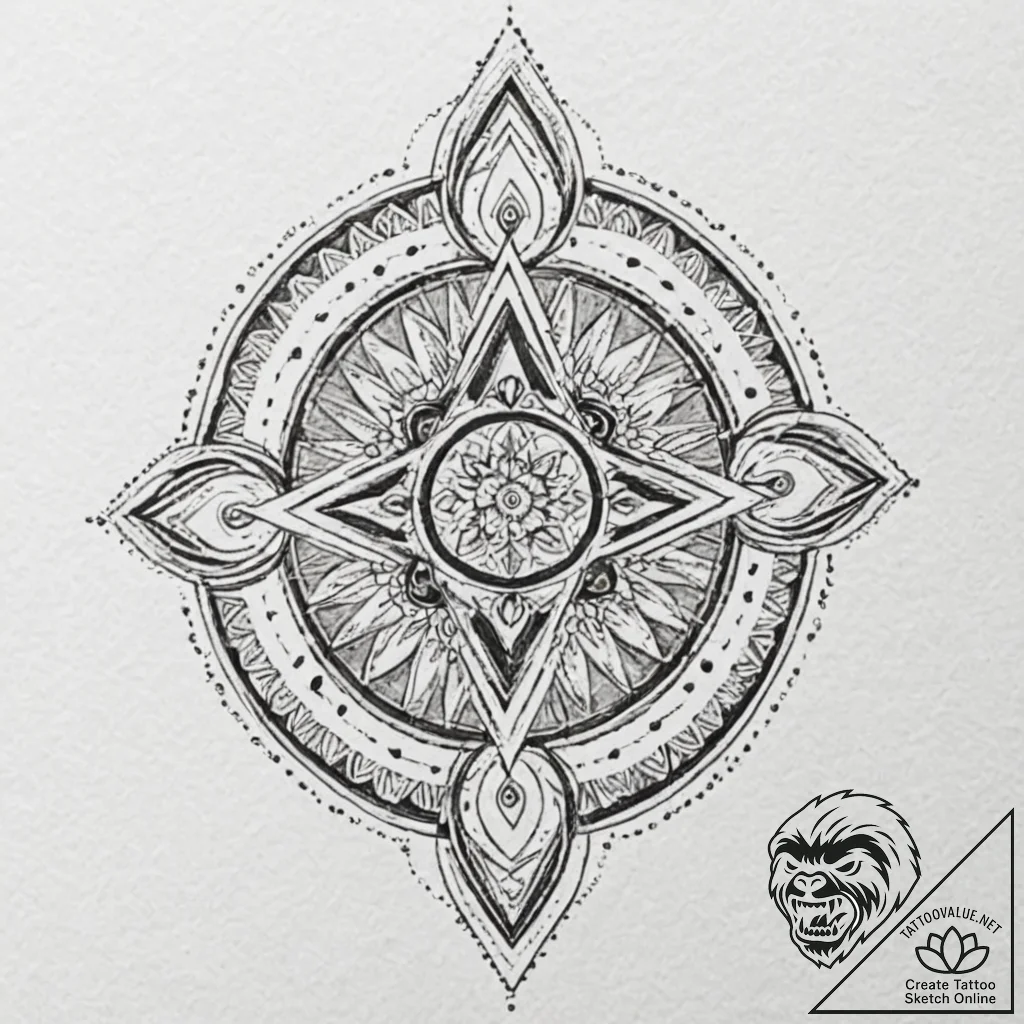 A sketch of the main characters from this is... - tattoo sketch (№1751141518_0, 28.06.2025 20:11) — tattoovalue.net