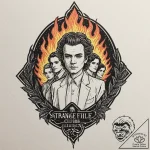 The hellfire club logo from stranger things,… – tattoo sketch (№1751148460_0, 28.06.2025 22:07) — tattoovalue.net