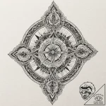 A graphic novel style tattoo of a zombie hord… – tattoo sketch (№1751150163_0, 28.06.2025 22:36) — tattoovalue.net