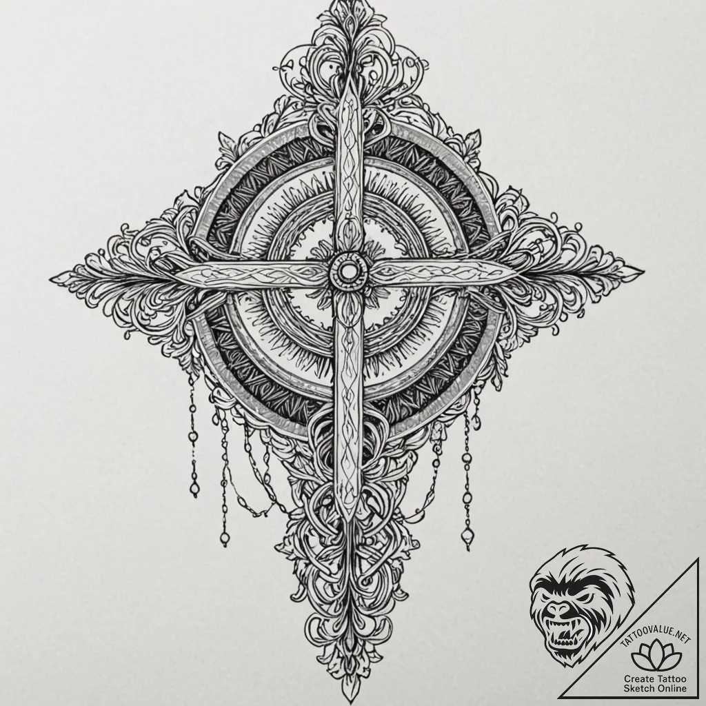 Perun, tattoo flash sheet design, detailed cr... - tattoo sketch (№1751150922_0, 28.06.2025 22:48) — tattoovalue.net