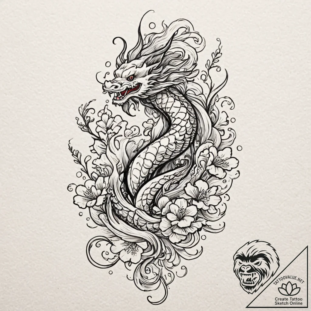 Mushroom cloud, ink illustration for tattoo,... - tattoo sketch (№1751151150_0, 28.06.2025 22:52) — tattoovalue.net