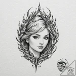 Swift, tattoo flash sheet design, black and g… – tattoo sketch (№1751152858_0, 28.06.2025 23:20) — tattoovalue.net