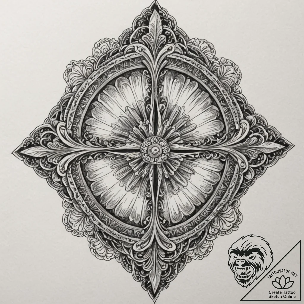 Crystal cave, tattoo sketch design, on textur... - tattoo sketch (№1751155225_0, 29.06.2025 00:00) — tattoovalue.net