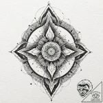 A watercolor tattoo of the rorschach test ink… – tattoo sketch (№1751157291_0, 29.06.2025 00:34) — tattoovalue.net