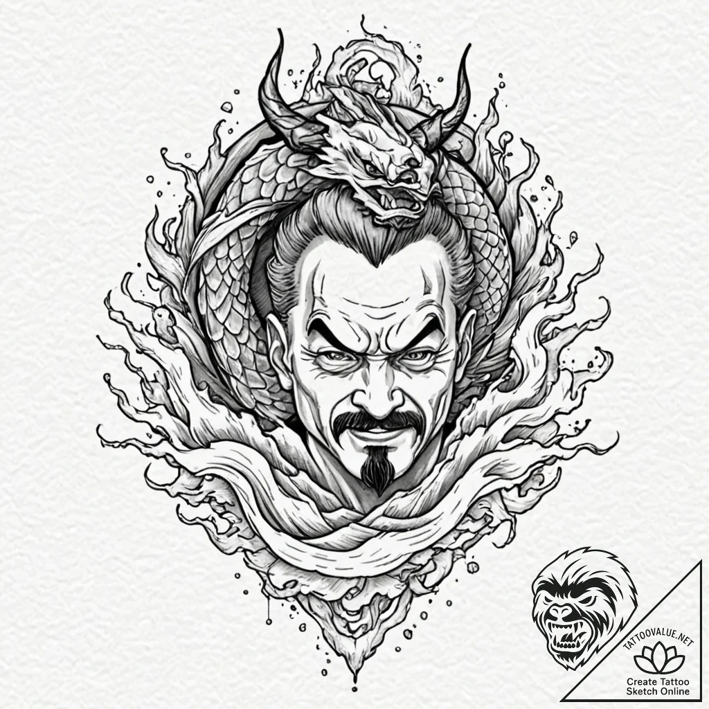 Walter white's face from breaking bad, tattoo... - tattoo sketch (№1751159990_0, 29.06.2025 01:19) — tattoovalue.net