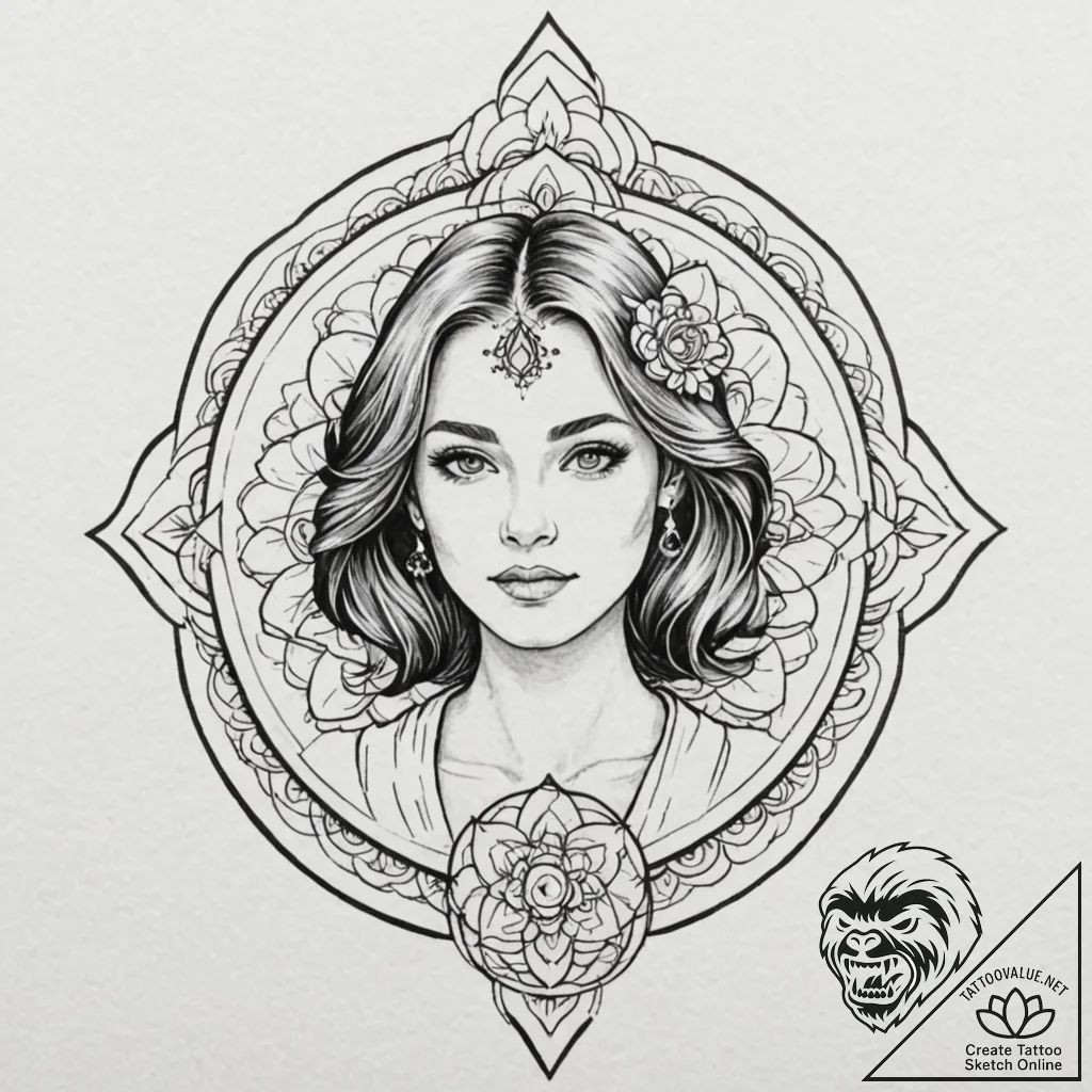 A sketch of anya forger from spy x family, wi... - tattoo sketch (№1751160402_0, 29.06.2025 01:26) — tattoovalue.net
