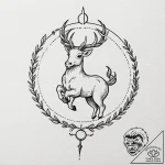Sagittarius (zodiac sign), tattoo flash sheet… – tattoo sketch (№1751160612_0, 29.06.2025 01:30) — tattoovalue.net