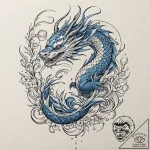 A neo-traditional tattoo of derek zoolander w… – tattoo sketch (№1751160725_0, 29.06.2025 01:32) — tattoovalue.net