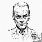 A neo-traditional tattoo of the “captain howd… – tattoo sketch (№1751163318_0, 29.06.2025 02:15) — tattoovalue.net