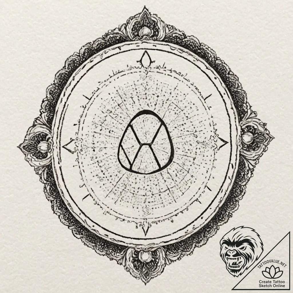 A linework tattoo of eddie munson's "hellfire... - tattoo sketch (№1751166603_0, 29.06.2025 03:10) — tattoovalue.net