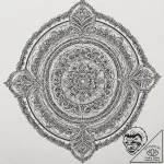 A linework tattoo of shang-chi’s ten rings,,… – tattoo sketch (№1751167254_0, 29.06.2025 03:20) — tattoovalue.net