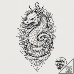 Gargoyle, tattoo drawing outline, irezumi jap… – tattoo sketch (№1751167439_0, 29.06.2025 03:23) — tattoovalue.net