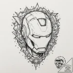 A trash polka composition of the “i love you… – tattoo sketch (№1751168583_0, 29.06.2025 03:43) — tattoovalue.net