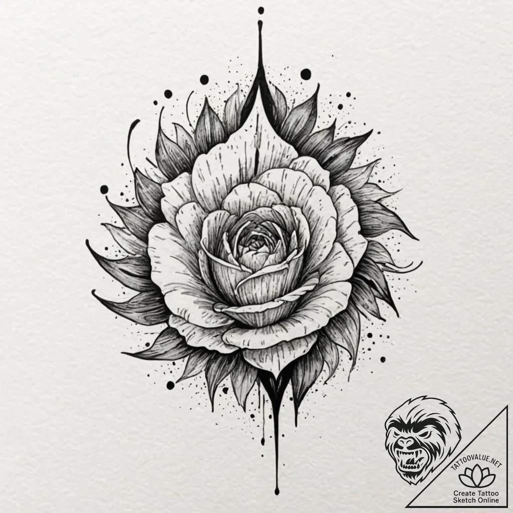 Sculpture, ink illustration for tattoo, clear... - tattoo sketch (№1751169770_0, 29.06.2025 04:02) — tattoovalue.net