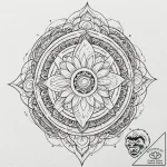 Horseshoe, concept art for tattoo, black outl… – tattoo sketch (№1751172589_0, 29.06.2025 04:49) — tattoovalue.net