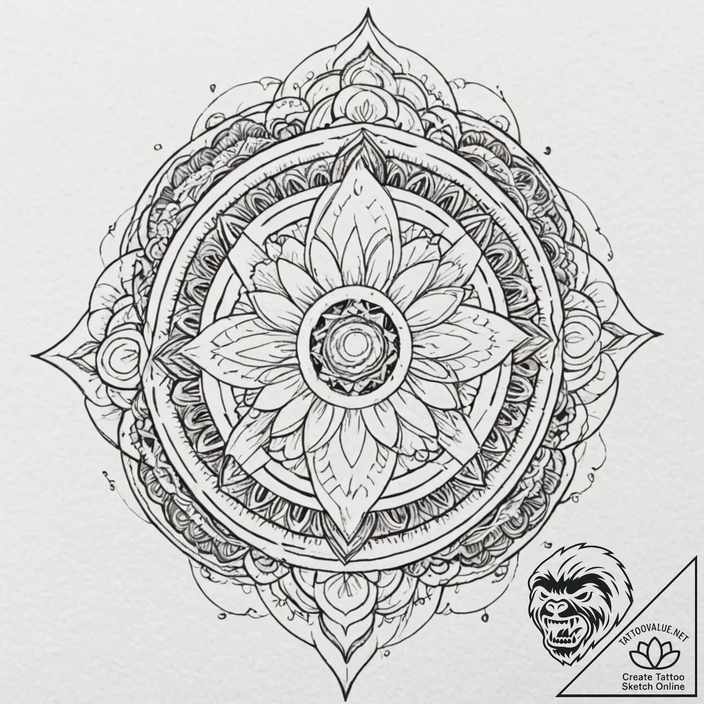 Horseshoe, concept art for tattoo, black outl... - tattoo sketch (№1751172589_0, 29.06.2025 04:49) — tattoovalue.net