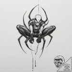 Spider-man (mcu, sony, spider-verse), artisti… – tattoo sketch (№1751173017_0, 29.06.2025 04:56) — tattoovalue.net