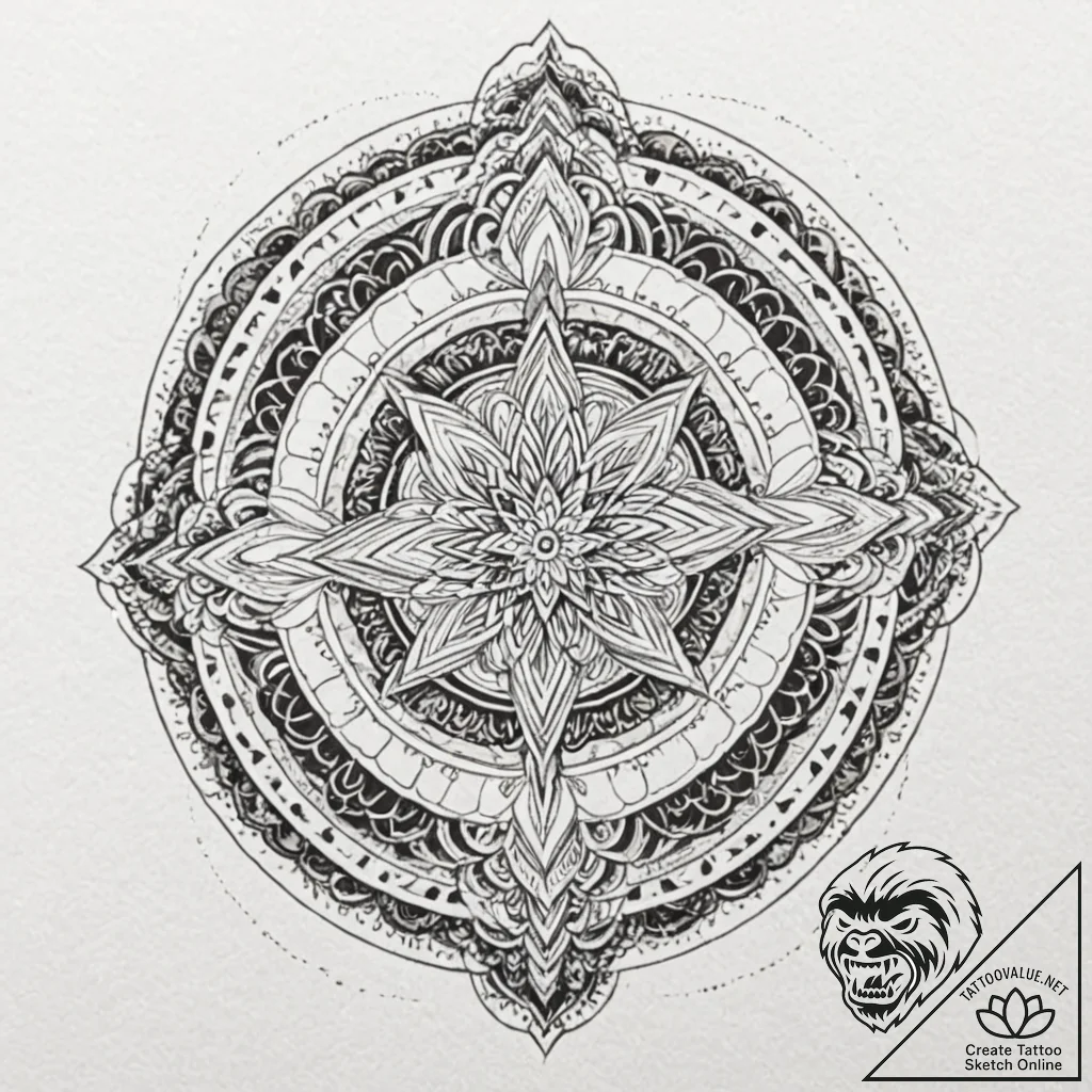 A graphic novel panel of the main characters... - tattoo sketch (№1751174411_0, 29.06.2025 05:20) — tattoovalue.net