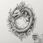 фэнтези, сказки и мифология, tattoo flash she… – tattoo sketch (№1751174627_0, 29.06.2025 05:23) — tattoovalue.net