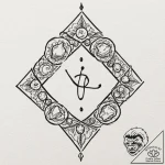 133. a linework tattoo of the four elemental… – tattoo sketch (№1751174963_0, 29.06.2025 05:29) — tattoovalue.net