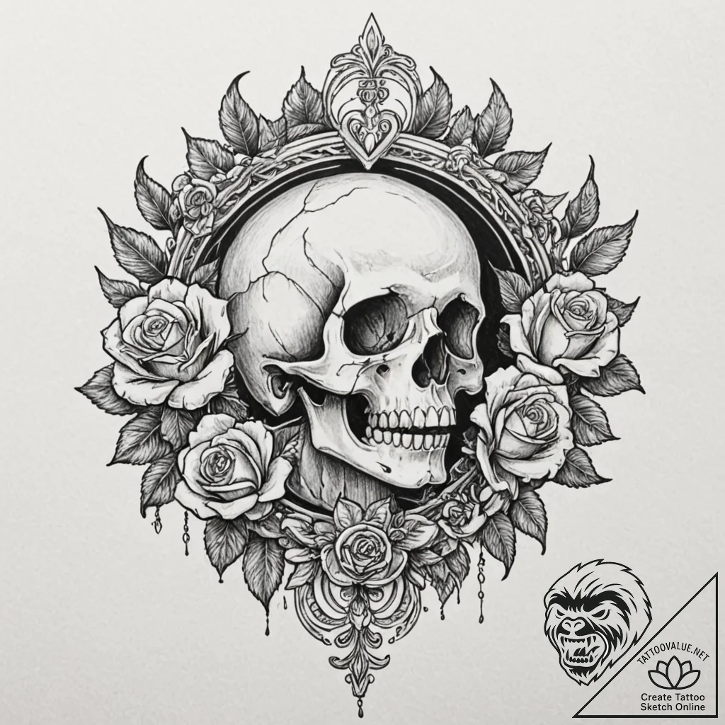 Cherub, tattoo sketch design, black and white... - tattoo sketch (№1751175068_0, 29.06.2025 05:31) — tattoovalue.net