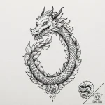 A neo-traditional tattoo of the main characte… – tattoo sketch (№1751176032_0, 29.06.2025 05:47) — tattoovalue.net