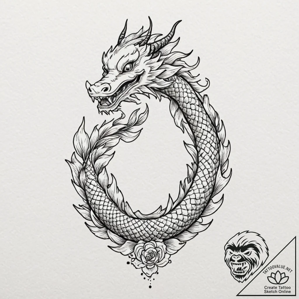 A neo-traditional tattoo of the main characte... - tattoo sketch (№1751176032_0, 29.06.2025 05:47) — tattoovalue.net