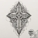 Linework tattoo of the gom jabbar and the box… – tattoo sketch (№1751177418_0, 29.06.2025 06:10) — tattoovalue.net