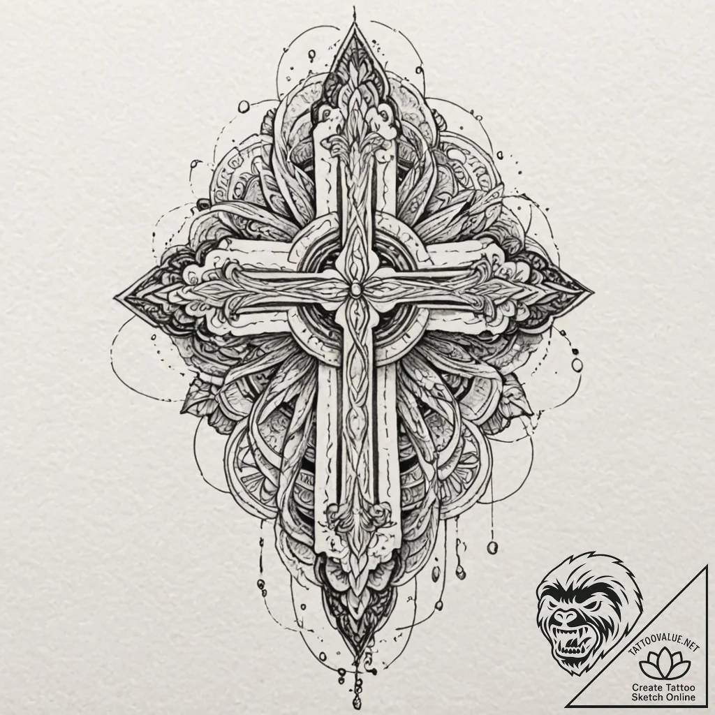 Linework tattoo of the gom jabbar and the box... - tattoo sketch (№1751177418_0, 29.06.2025 06:10) — tattoovalue.net