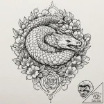 A pangolin curled up, ink illustration for ta… – tattoo sketch (№1751177528_0, 29.06.2025 06:12) — tattoovalue.net