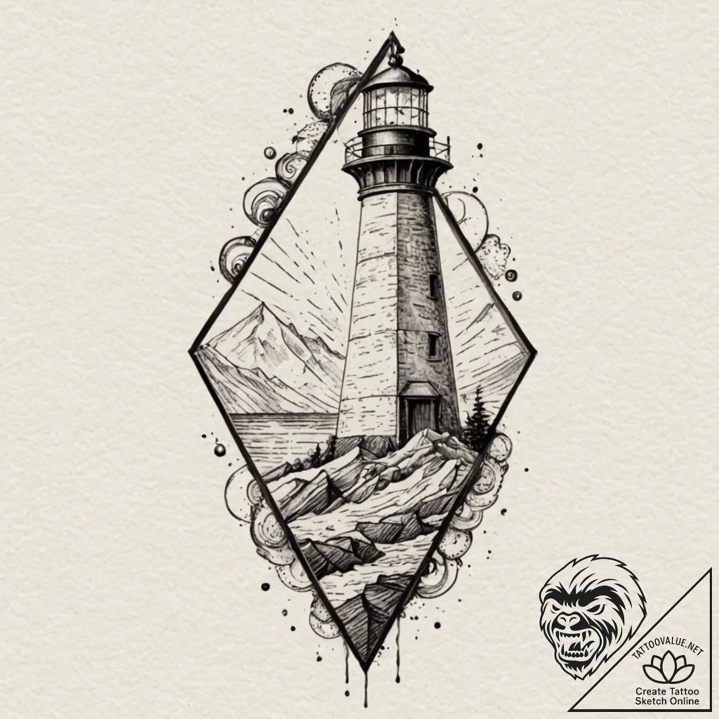 A watercolor tattoo of the all-seeing eye of... - tattoo sketch (№1751177946_0, 29.06.2025 06:19) — tattoovalue.net