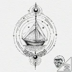 Dots (as a pattern), ink illustration for tat… – tattoo sketch (№1751178351_0, 29.06.2025 06:25) — tattoovalue.net