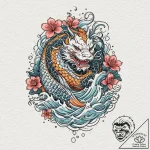 анимация (для детей и взрослых) & аниме, ink… – tattoo sketch (№1751178766_0, 29.06.2025 06:32) — tattoovalue.net