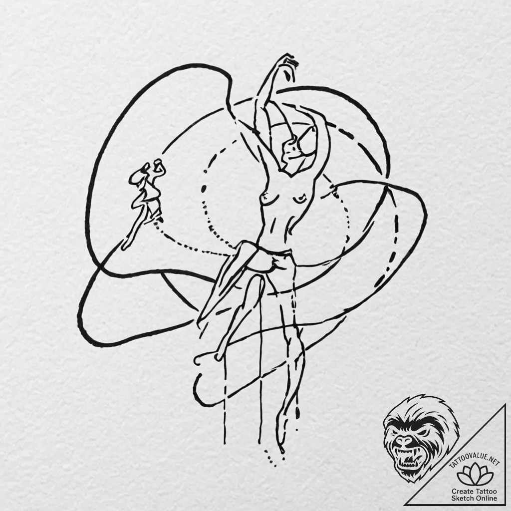 A linework tattoo of the phrase "more human t... - tattoo sketch (№1751180279_0, 29.06.2025 06:57) — tattoovalue.net