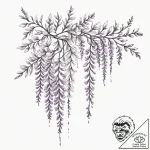 A watercolor sketch of the bridgerton family… – tattoo sketch (№1751181157_0, 29.06.2025 07:12) — tattoovalue.net
