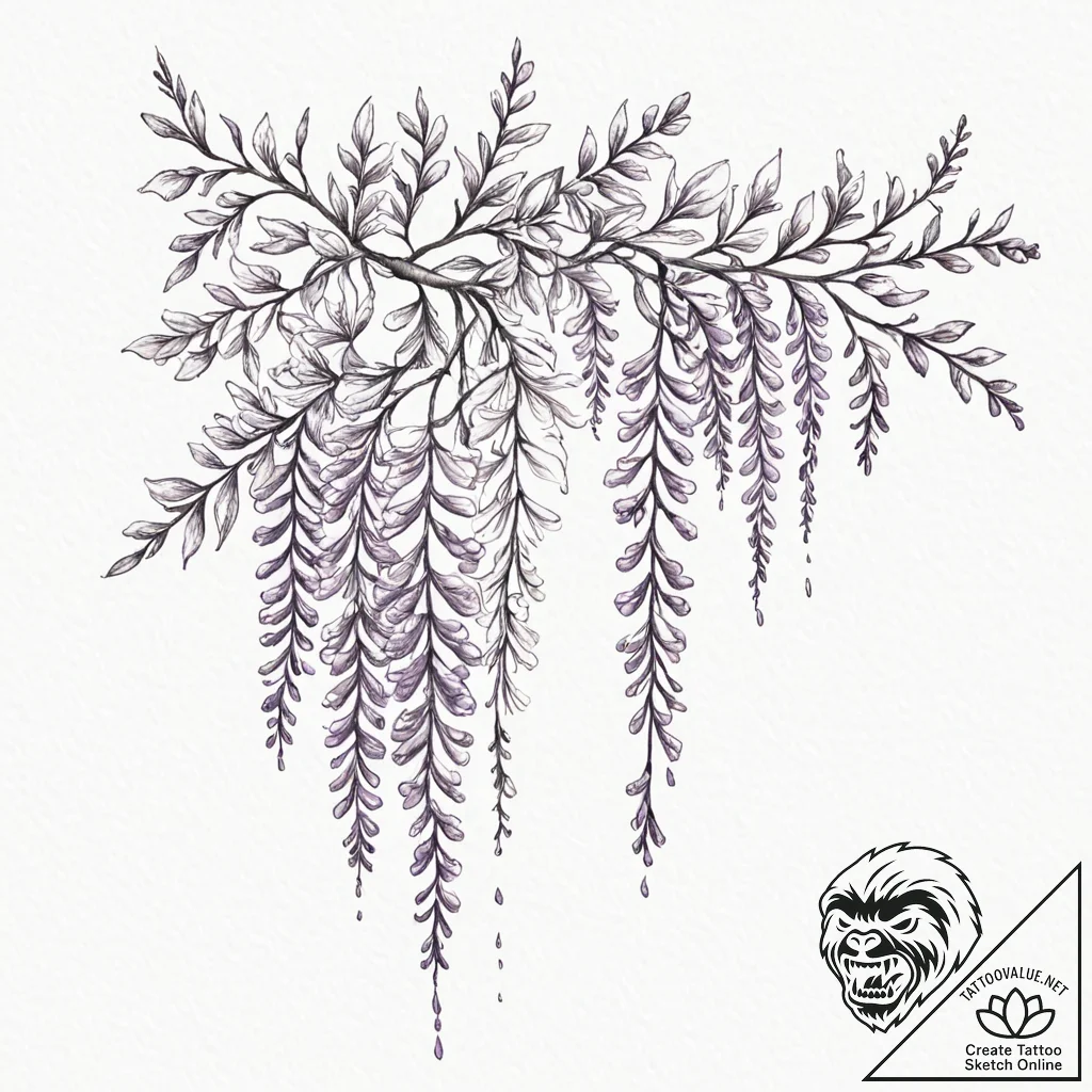 A watercolor sketch of the bridgerton family... - tattoo sketch (№1751181157_0, 29.06.2025 07:12) — tattoovalue.net