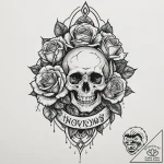 Uroboros, tattoo line art, black and grey tat… – tattoo sketch (№1751184009_0, 29.06.2025 08:00) — tattoovalue.net