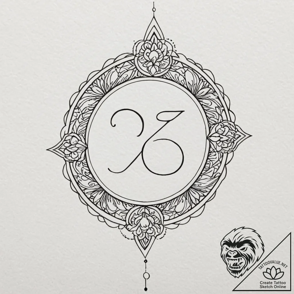 Lgbt symbol, concept art for tattoo, aestheti... - tattoo sketch (№1751184315_0, 29.06.2025 08:05) — tattoovalue.net