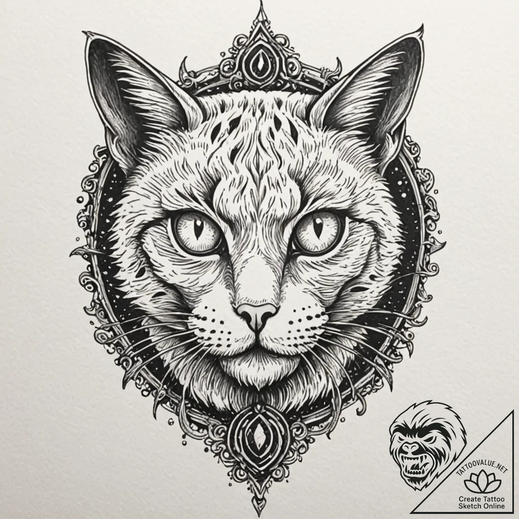 A trash polka composition of the pet sematary... - tattoo sketch (№1751186462_0, 29.06.2025 08:41) — tattoovalue.net