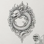 Art nouveau aphrodite, tattoo sketch design,… – tattoo sketch (№1751186647_0, 29.06.2025 08:44) — tattoovalue.net