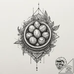 Elements (symbols), artistic tattoo sketch, p… – tattoo sketch (№1751186752_0, 29.06.2025 08:45) — tattoovalue.net