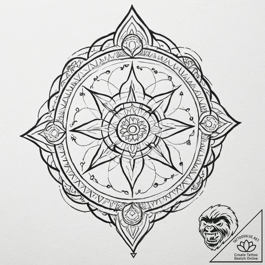 The signs from the witcher (aard, igni), tatt... - tattoo sketch (№1751186989_0, 29.06.2025 08:49) — tattoovalue.net