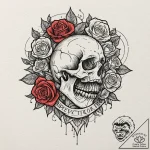 A graphic novel portrait of derek vinyard, to… – tattoo sketch (№1751187836_0, 29.06.2025 09:03) — tattoovalue.net