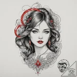 Palm, concept art for tattoo, neo traditional… – tattoo sketch (№1751188381_0, 29.06.2025 09:13) — tattoovalue.net