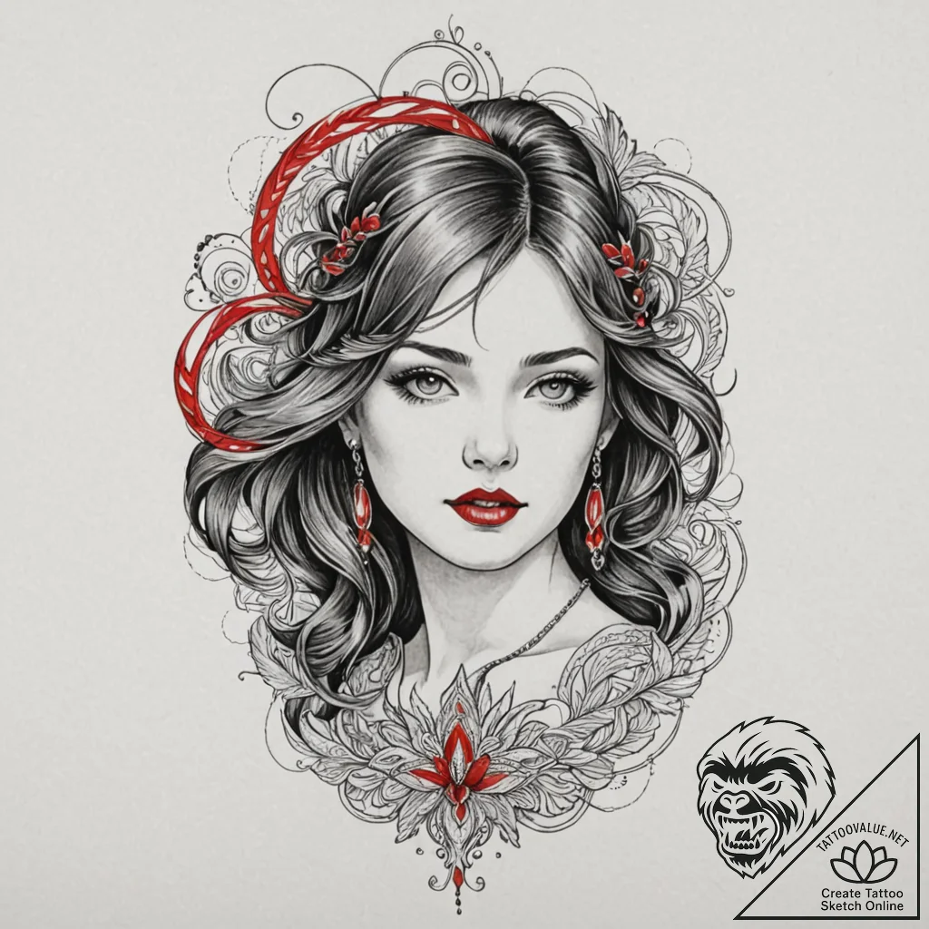 Palm, concept art for tattoo, neo traditional... - tattoo sketch (№1751188381_0, 29.06.2025 09:13) — tattoovalue.net