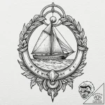 Hieroglyph, ink illustration for tattoo, old… – tattoo sketch (№1751189125_0, 29.06.2025 09:25) — tattoovalue.net