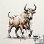 A sketch of a minotaur in a labyrinth., tatto… – tattoo sketch (№1751189334_0, 29.06.2025 09:28) — tattoovalue.net