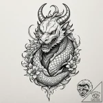 A sketch of loki, with his horned helmet and… – tattoo sketch (№1751190185_0, 29.06.2025 09:43) — tattoovalue.net