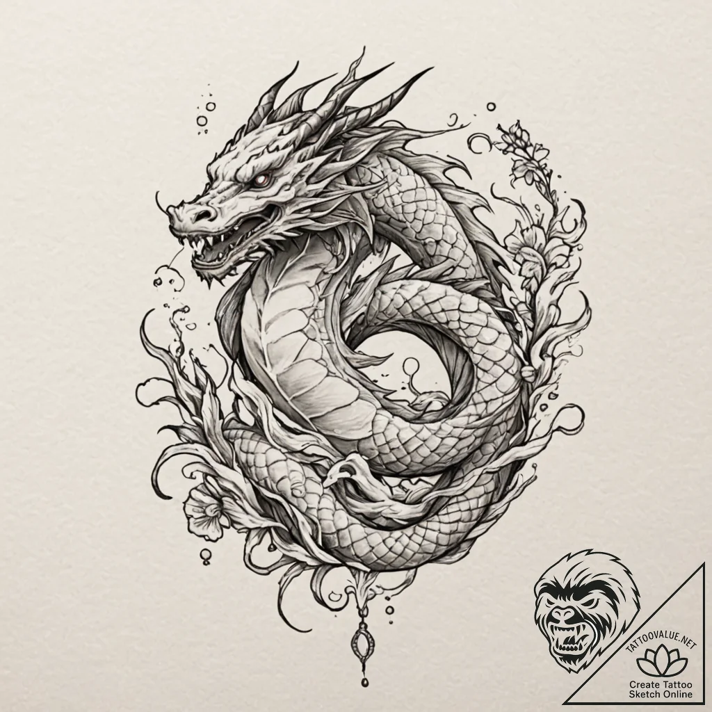 A neo-traditional portrait of a zergling from... - tattoo sketch (№1751191232_0, 29.06.2025 10:00) — tattoovalue.net