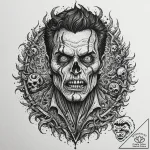A sketch of the necronomicon (book of the dea… – tattoo sketch (№1751193725_0, 29.06.2025 10:42) — tattoovalue.net